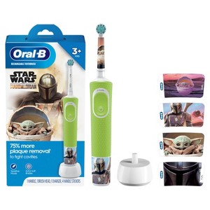 Oral-B Kids' Electric Toothbrush featuring Star Wars The Mandalorian for Kids 3+ - 1 of 4