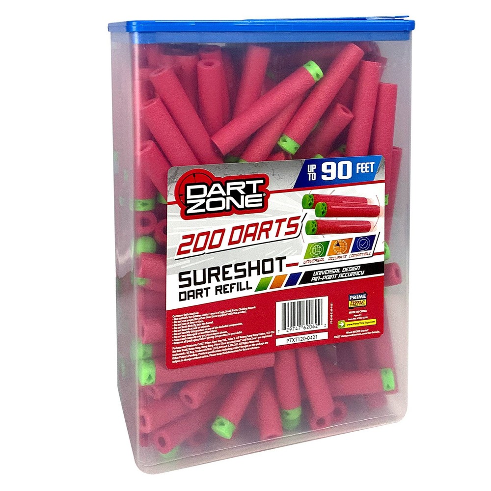 Dart Zone Covert Ops 200ct Dart Refill Box - Universal Compatible Darts