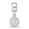Black Bow Jewelry Sterling Silver Alabama Crimson Tide NCAA Bead Charm - 3 of 4