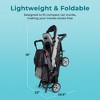 Gaggle by Foundations Compass 3 Seat Stroller, Lightweight Tandem Triple Stroller, Easy Fold, Black - 4 of 4