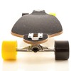 Punisher Skateboards Steampunk Drop-Through Canadian Maple Longboard Skateboard with Concave Deck, Yellow/Black, 40-Inch - 2 of 4