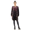 Women's Paisley Floral Embroidered Sweater Dress - 4 of 4