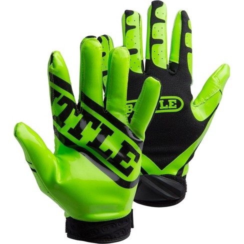 Gold/Black Details about   Battle Sports Ultra-Stick Football Receivers Gloves PAIR 