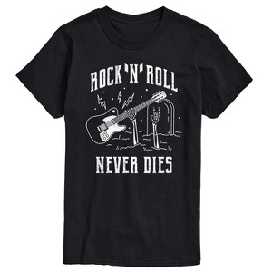 Men's - Instant Message - Rock N Roll Never Dies Short Sleeve Graphic T-Shirt - 1 of 4