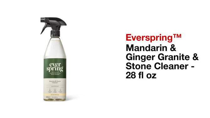 Mandarin &#38; Ginger Granite &#38; Stone Cleaner - 28 fl oz - Everspring&#8482;, 2 of 8, play video