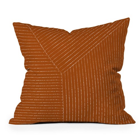 Rust colored best sale accent pillows