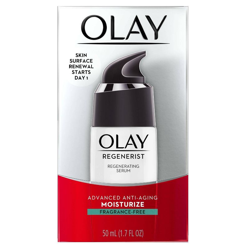 Olay Regenerist Regenerating Serum, Fragrance-Free Light Gel Face Moisturizer - 1.7 fl oz, 3 of 9