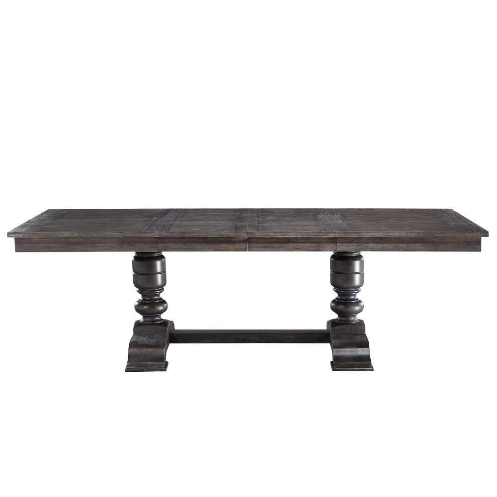 Photos - Dining Table Hutchins  Washed Espresso - Steve Silver Co.