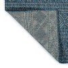 LunaLulinlk Blue Modern, Geometric, Textured High-Low Cut & Loop 5'3" x 7'6" Rectangle Area Rug - 3 of 4