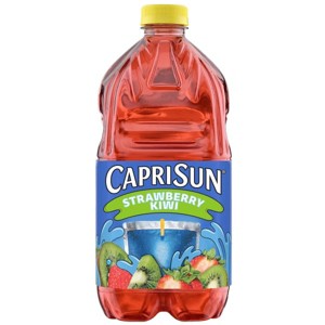 Capri Sun Strawberry Kiwi Flavored Juice Drink Blend, 64 oz Bottle, Pack of 4 - 1 of 2