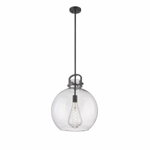 Newton Sphere - 1 Light Stem Hung Pendant In Industrial Style-21.38 Inches Tall and 16 Inches Wide - 1 of 1