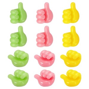 Unique Bargains Cord Holders, Cable Clips for Nightstand Plastic Modern Minimalist Organizer Cable Clips - 1 of 4