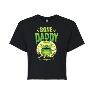 Women's - Disney - The Nightmare Before Christmas Cropped Graphic T-Shirt - 1 of 4
