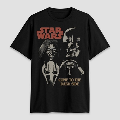 Мужские футболки Star Wars Men's Star Wars Villians Short Sleeve Graphic T-Shirt - Black M