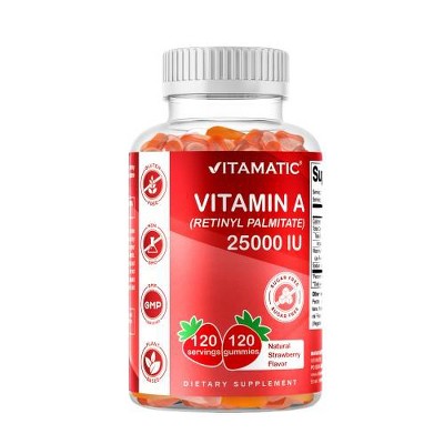 Sugar Free Vitamin A 25000 IU - 120 Gummies
