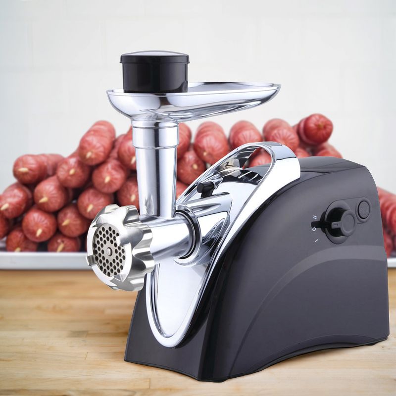 Brentwood 400 Watt Electric Meat Grinder and Sausage Stuffer in Black, 4 of 6