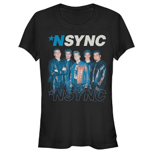 Juniors Womens NSYNC Band Pose T-Shirt - 1 of 4