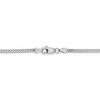 Black Bow Jewelry 2mm, 14k White Gold, Solid Franco Chain Necklace - 4 of 4