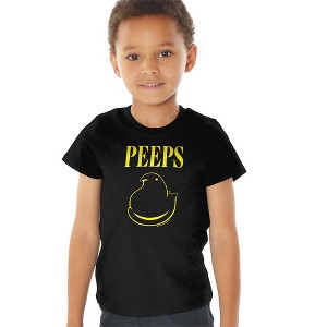 Easter Black and Yellow Kids T Shirt for Toddlers, Black - 1 of 4