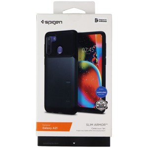 Spigen Slim Armor Series Case for Samsung Galaxy A21 - Black - 1 of 1