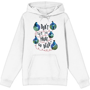 Beetlejuice Beetlejuice Don't Let The Phone Go Dead Adult Long Sleeve Hoodie - 1 of 2