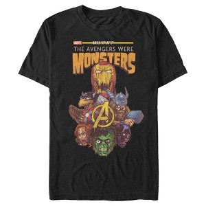 Men's Marvel Halloween What If The Avengers Were Monsters T-Shirt - 1 of 4