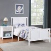 Infurnic Beds, Platform Bed with 6 Heavy Duty Legs Support and Headboard, No Box Spring Needed for Bedroom, White, 80"*50"*40" - 2 of 4