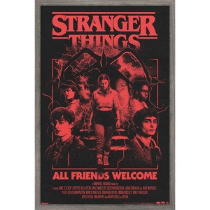 Trends International Netflix Stranger Things: Season 5 (2025) - All Friends Welcome Framed Wall Poster Prints - 1 of 4