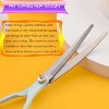 BABYYER Dog Grooming Scissors Kit, Professional Dog Trimming Scissors Set, Hair Cutting Curved Thinning Shears for Pet Cat at Home - 2 of 4