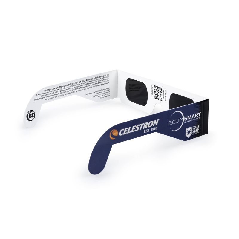 Celestron Adult Paper EclipSmart Solar Eclipse Glasses - Black, 3 of 4