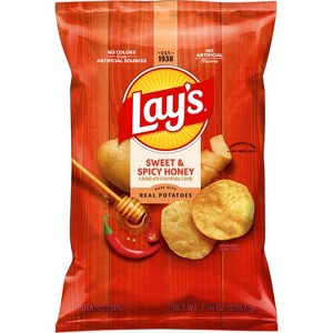 Lay's Sweet & Spicy Honey Flavored Potato Chips - 7.75oz - 1 of 4