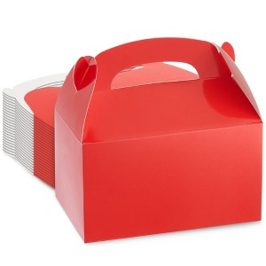 24 Pack Paper Gable Treat Boxes, Neon Party Favor Gift Box for Birthday, Wedding & Baby Shower, 6.2 x 3.5 in - 1 of 4