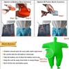 Resenkos Adult inflatable clothing (suitable for heights of 1.5-1.9 meters), inflatable costume adult, blowup costumes for adults, Black - 2 of 4