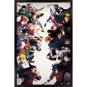 Trends International Naruto Shippuden - Face-Off Framed Wall Poster Prints - 1 of 4
