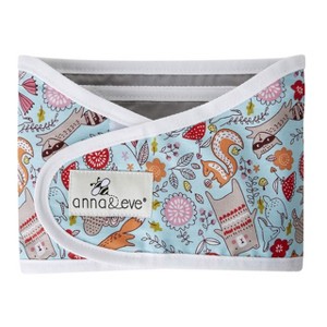 Anna & Eve® - Baby Swaddle Strap®, Adjustable Arms Only Wrap for Safe Sleeping - Small Size Fits Chest 13.5 to 17, Woodland Blue - 1 of 1