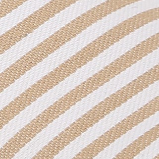 tan/white linen stripe
