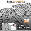 ROVSUN 12''x12'' PVC Interlocking Floor Tiles - Anti-Fatigue Non-Slip Cushioned, Drainage Mat for Restaurant Kitchen Poolside Wet Area Garden - 2 of 4