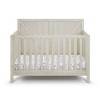 BABYYER 4-in-1 Convertible Crib, Farmhouse Wood Bed Frame with 3 Adjustable Mattress Heights for Nursery - 2 of 4