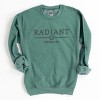 Simply Sage Market S.W.Smiley Embroidered Radiant Smiley Outline Sweatshirt - 2 of 4