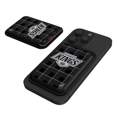 Keyscaper NHL Western Conference Teams Plaid Black Magnetic Credit Card Wallet
