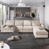NicBex Modular Sectional Sofa Convertible L-Shaped Sofa Couch with Reversible Chaise & Storage,Linen Fabric Comfy Couch for Living Room - 4 of 4