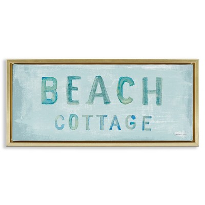 Stupell Industries Rustic Beach Cottage Watercolor, 25" x 11"