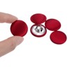 Unique Bargains Blouses Sweater Round Aluminum Cotton Fabric Cloth Covered Buttons 10 Pcs - 4 of 4