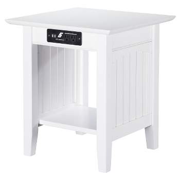 Nantucket End Table with Charger - AFI