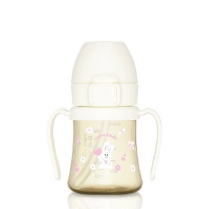 Grosmimi PPSU Straw Cup with Flip Top - 6oz (200ml) - 1 of 4