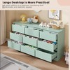 9 Drawer Dressers,Chest of Drawers with Deep Drawers,Large Double Dresser for Closet with Wide Top,Tall Wooden Dresser for Living Room, Bedroom - 3 of 4