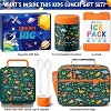 Kids Bento Snack Lunch Box with 4 Compartment, Insulated lunch Bag, Stainless Steel Vacuum Thermos Food Jar, Ice Pack - 4 of 4
