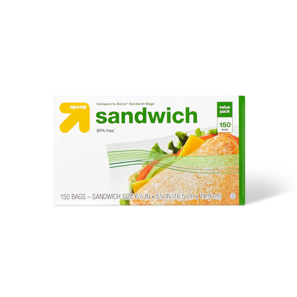 Sandwich Storage Bags - 150ct - up & up™