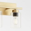Quorum Lighting Carter 2 - Light Vanity in  Aged Brass - 4 of 4