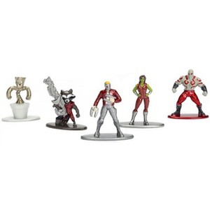 Jada Toys Nano Steel - Marvel: Pack 1 (Spiderman, Symbiote Spiderman, Spider-Gwen, Vulture, Green Goblin) - 1 of 2